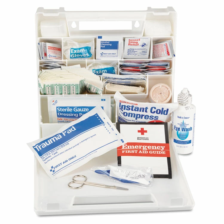 Impact First Aid Kit For 50 People, 194 Pieces, Plastic Case
