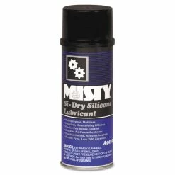 MISTY Si-Dry Silicone Spray Lubricant, 11 Oz Aerosol Can, 12/Carton