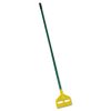Rubbermaid Commercial Invader Side-Gate Wet-Mop Handle, 60", Green, Fiberglass