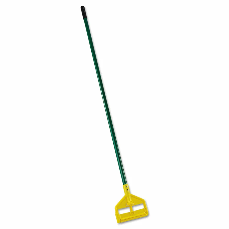 Rubbermaid Commercial Invader Side-Gate Wet-Mop Handle, 60", Green, Fiberglass