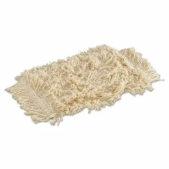 Rubbermaid Commercial Wall Washer Replacement Pads, Cotton, 9" X 5", White