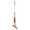 Impact The Mopster Microfiber Bucketless Mop Handle, 18 X 3 Orange Microfiber Head, 54" Silver Aluminum Handle -cuisinart shop 176161
