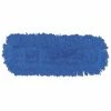 Rubbermaid Commercial Twisted Loop Blend Dust Mop, Synthetic, 24 X 5, Blue, Dozen