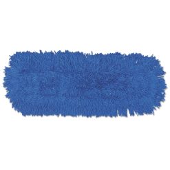 Rubbermaid Commercial Twisted Loop Blend Dust Mop, Synthetic, 24 X 5, Blue, Dozen