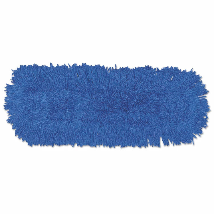 Rubbermaid Commercial Twisted Loop Blend Dust Mop, Synthetic, 24 X 5, Blue, Dozen