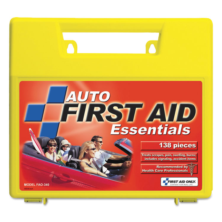 Essentials First Aid Kit for 5 People, 138 Pieces, Plastic Case First Aid Only™ Essentials First Aid Kit For 5 People, 138 Pieces, Plastic Case -cuisinart shop 223661
