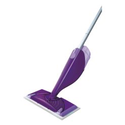 Swiffer WetJet Mop, 11 X 5 White Cloth Head, 46" Purple/Silver Aluminum/Plastic Handle, 2/Carton -cuisinart shop 260114 1