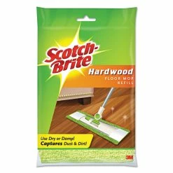 Scotch-Brite Hardwood Floor Mop Refill, Microfiber