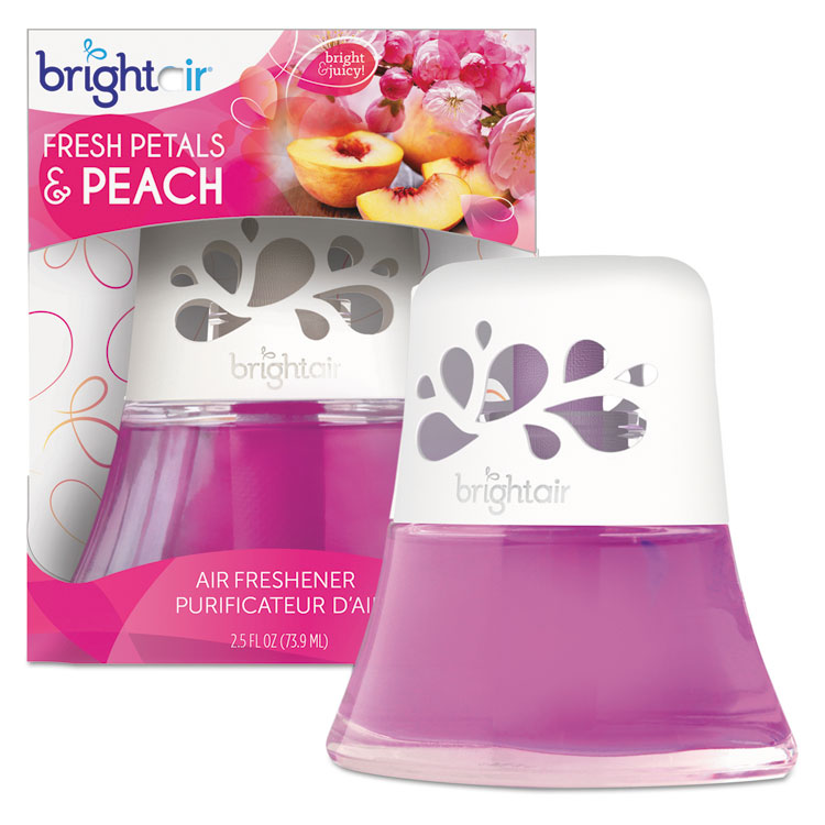 Scented Oil Air Freshener Diffuser, Fresh Petals and Peach, Pink, 2.5 oz, 6/Carton BRIGHT Air® Scented Oil Air Freshener Diffuser, Fresh Petals And Peach, Pink, 2.5 Oz, 6/Carton -cuisinart shop 287137 1