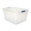 Rubbermaid Clever Store Basic Latch-Lid Container, 71 Qt, 18.63" X 23.5" X 12.25", Clear 1 Rubbermaid Clever Store Basic Latch-Lid Container, 71 Qt, 18.63" X 23.5" X 12.25", Clear -cuisinart shop 323447
