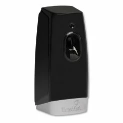 TimeMist® Micro Metered Air Freshener Dispenser, 3.38" X 3" X 7.5", Black, 6/Carton
