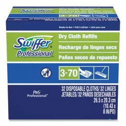 Swiffer Dry Refill Cloths, 10.63 X 8, White, 32/Box