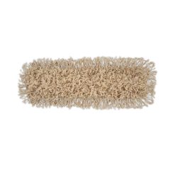 Boardwalk® Industrial Dust Mop Head, Hygrade Cotton, 24w X 5d, White