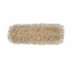 Boardwalk® Industrial Dust Mop Head, Hygrade Cotton, 24w X 5d, White