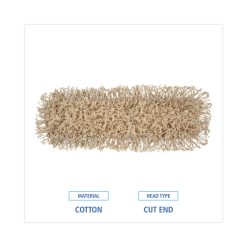 Boardwalk® Industrial Dust Mop Head, Hygrade Cotton, 24w X 5d, White -cuisinart shop 777228