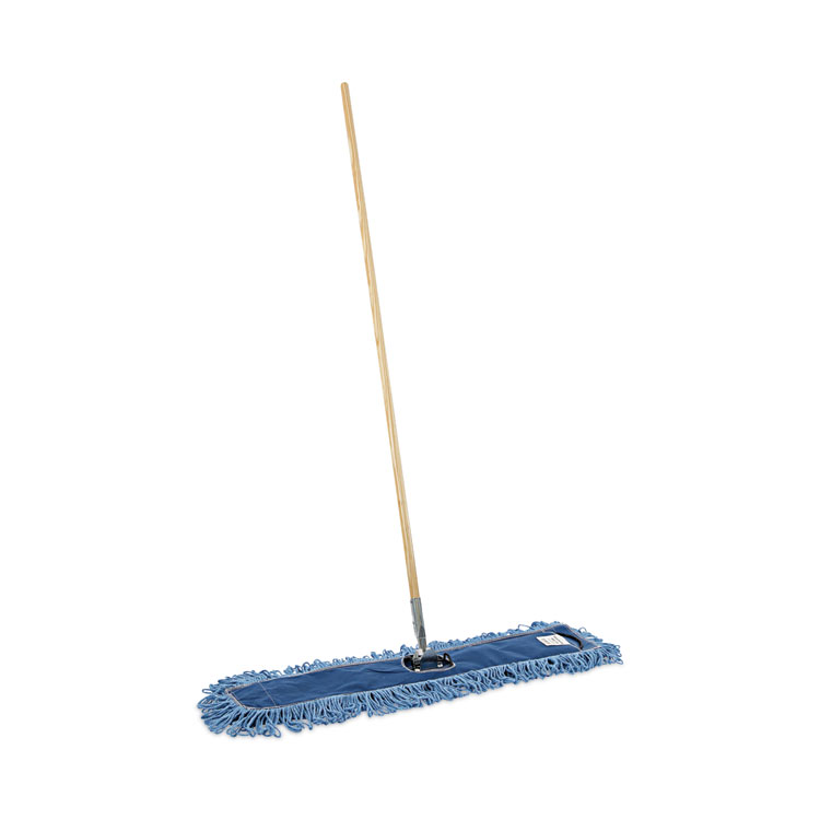 Dry Mopping Kit, 36 x 5 Blue Blended Synthetic Head, 60" Natural Wood/Metal Handle Boardwalk® Dry Mopping Kit, 36 X 5 Blue Blended Synthetic Head, 60" Natural Wood/Metal Handle -cuisinart shop 788306