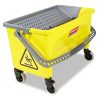 Rubbermaid® Commercial HYGEN™ HYGEN Press Wring Bucket For Microfiber Flat Mops, 43 Qt, Yellow 2 Rubbermaid® Commercial HYGEN™ HYGEN Press Wring Bucket For Microfiber Flat Mops, 43 Qt, Yellow -cuisinart shop 82832