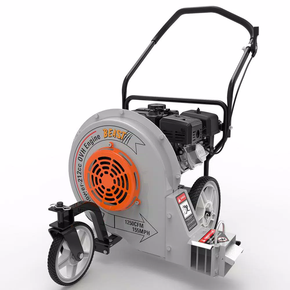 Leaf Blowers Beast 155 MPH 1250 CFM 212 Cc Commercial Duty Leaf Blower - Image 2