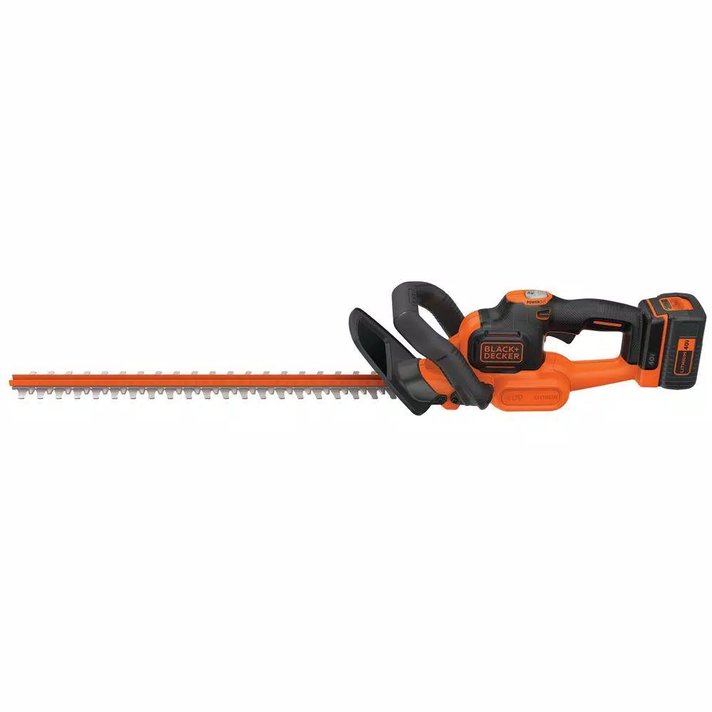 Trimmers BLACK+DECKER 24 In. 40V MAX Lithium-Ion Cordless POWERCUT Hedge Trimmer With (1) 1.5Ah Battery And Charger Included - Image 3