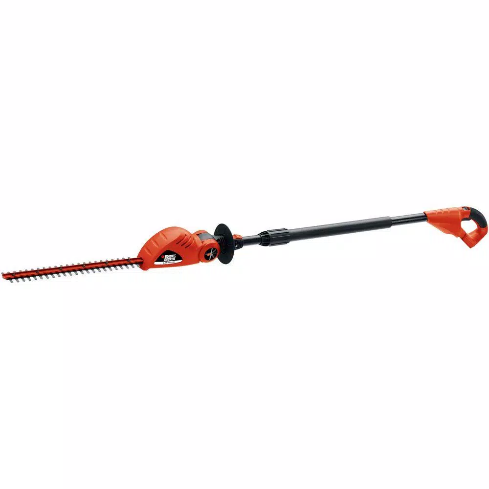 BLACK+DECKER 18 in. 20V MAX Lithium-Ion Cordless Pole Hedge Trimmer with (1) 1.5Ah Battery and Charger Included Trimmers BLACK+DECKER 18 In. 20V MAX Lithium-Ion Cordless Pole Hedge Trimmer With (1) 1.5Ah Battery And Charger Included -cuisinart shop black decker cordless hedge trimmers lpht120 77 1000