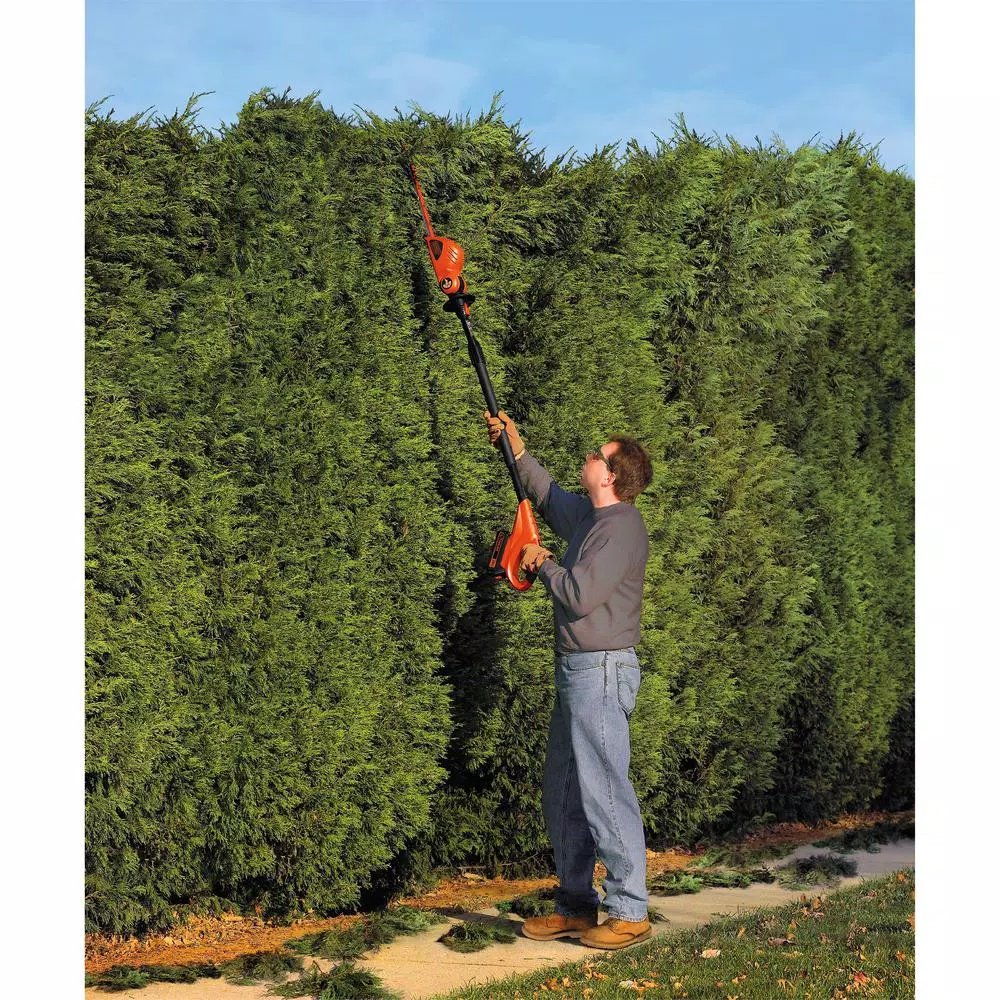 Trimmers BLACK+DECKER 18 In. 20V Max Lithium-Ion Cordless Pole Hedge Trimmer With (2) 1.5Ah Batteries And Charger Included - Image 9