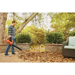 Leaf Blowers BLACK+DECKER 90 MPH 320 CFM 20V MAX Lithium-Ion Handheld Axial Blower With (1) 2.0Ah Battery And Charger Included 10 Leaf Blowers BLACK+DECKER 90 MPH 320 CFM 20V MAX Lithium-Ion Handheld Axial Blower With (1) 2.0Ah Battery And Charger Included -cuisinart shop black decker cordless leaf blowers bcbl700d1 76 1000