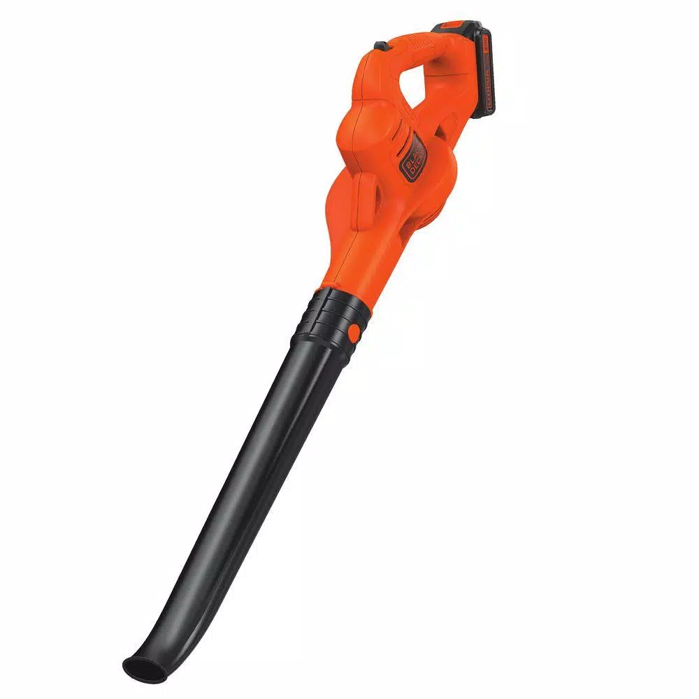 Leaf Blowers BLACK+DECKER 130 MPH 100 CFM 20V MAX Lithium-Ion Cordless Handheld Leaf Sweeper With (1) 1.5Ah Battery And Charger Included 3 Leaf Blowers BLACK+DECKER 130 MPH 100 CFM 20V MAX Lithium-Ion Cordless Handheld Leaf Sweeper With (1) 1.5Ah Battery And Charger Included