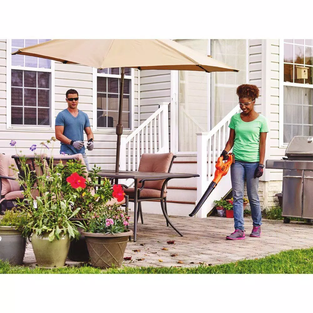 Leaf Blowers BLACK+DECKER 130 MPH 100 CFM 20V MAX Lithium-Ion Cordless Handheld Leaf Sweeper With (1) 1.5Ah Battery And Charger Included 9 Leaf Blowers BLACK+DECKER 130 MPH 100 CFM 20V MAX Lithium-Ion Cordless Handheld Leaf Sweeper With (1) 1.5Ah Battery And Charger Included - Image 7