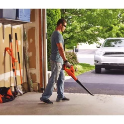 Leaf Blowers BLACK+DECKER 130 MPH 100 CFM 20V MAX Lithium-Ion Cordless Handheld Leaf Sweeper With (1) 1.5Ah Battery And Charger Included 14 Leaf Blowers BLACK+DECKER 130 MPH 100 CFM 20V MAX Lithium-Ion Cordless Handheld Leaf Sweeper With (1) 1.5Ah Battery And Charger Included -cuisinart shop black decker cordless leaf blowers lsw221 fa 1000