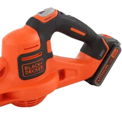 Leaf Blowers BLACK+DECKER 130 MPH 100 CFM 20V MAX Lithium-Ion Cordless Handheld Leaf Sweeper With (1) 2.0Ah Battery And Charger Included 18 Leaf Blowers BLACK+DECKER 130 MPH 100 CFM 20V MAX Lithium-Ion Cordless Handheld Leaf Sweeper With (1) 2.0Ah Battery And Charger Included -cuisinart shop black decker cordless leaf blowers lsw321 1d 1000
