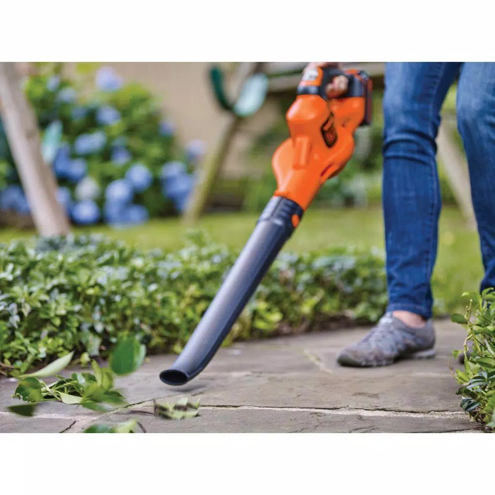 Leaf Blowers BLACK+DECKER 130 MPH 100 CFM 20V MAX Lithium-Ion Cordless Handheld Leaf Sweeper With (1) 2.0Ah Battery And Charger Included 13 Leaf Blowers BLACK+DECKER 130 MPH 100 CFM 20V MAX Lithium-Ion Cordless Handheld Leaf Sweeper With (1) 2.0Ah Battery And Charger Included - Image 11