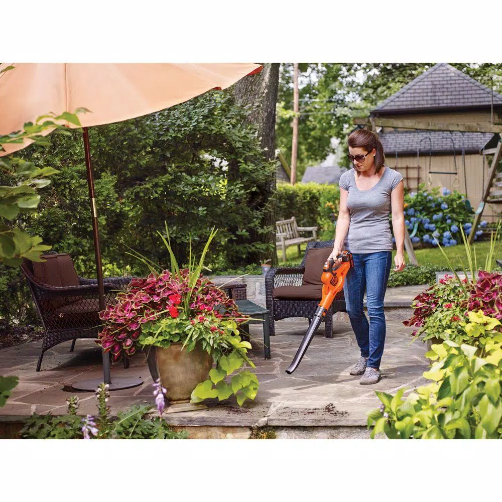 Leaf Blowers BLACK+DECKER 130 MPH 100 CFM 20V MAX Lithium-Ion Cordless Handheld Leaf Sweeper With (1) 2.0Ah Battery And Charger Included 4 Leaf Blowers BLACK+DECKER 130 MPH 100 CFM 20V MAX Lithium-Ion Cordless Handheld Leaf Sweeper With (1) 2.0Ah Battery And Charger Included - Image 2