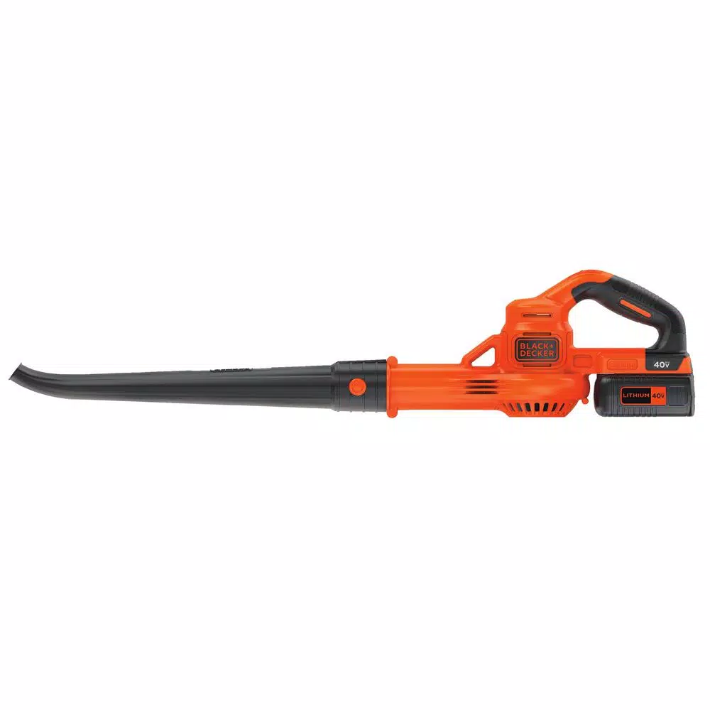 Leaf Blowers BLACK+DECKER 125 MPH 90 CFM 40V Max Lithium-Ion Sweeper With (1) 1.5Ah Battery & Charger Included - Image 3
