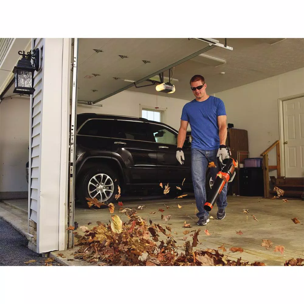 Leaf Blowers BLACK+DECKER 100 MPH 400 CFM 60V MAX Cordless Handheld Leaf Blower With Bonus 2-in-1 String Grass Trimmer/Lawn Edger Included - Image 2