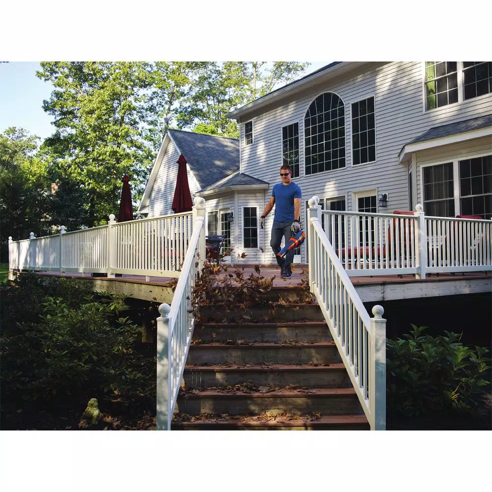 Leaf Blowers BLACK+DECKER 100 MPH 400 CFM 60V MAX Cordless Handheld Leaf Blower With Bonus 2-in-1 String Grass Trimmer/Lawn Edger Included - Image 12