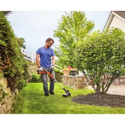 Trimmers BLACK+DECKER 40V MAX Lithium-Ion Cordless String Trimmer With (1) 1.5Ah Battery And Charger Included -cuisinart shop black decker cordless string trimmers lst140c 44 1000