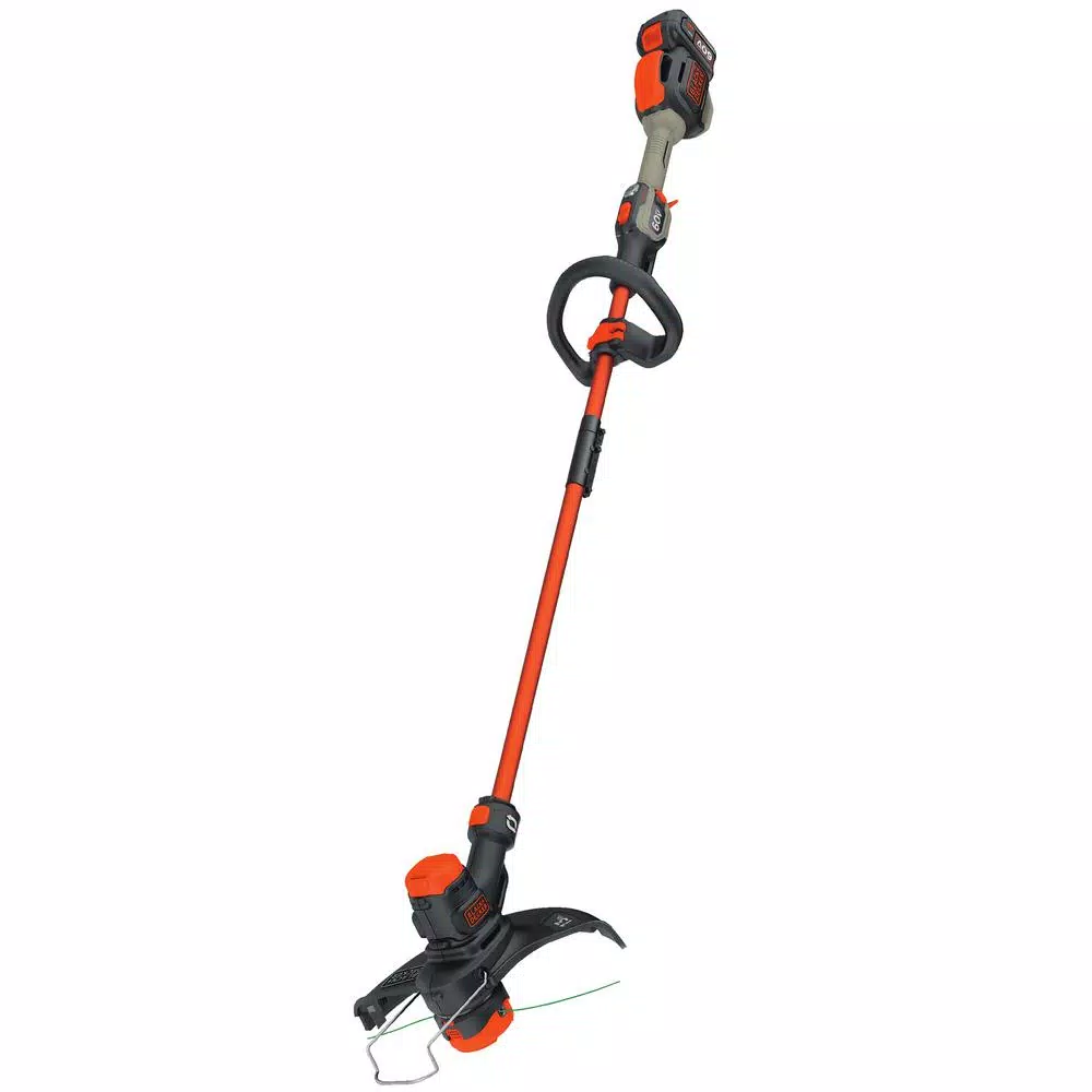 Trimmers BLACK+DECKER 13 In. 60V MAX Lithium-Ion Cordless 2-in-1 String Grass Trimmer/Lawn Edger With (1) 1.5Ah Battery And Charger Included