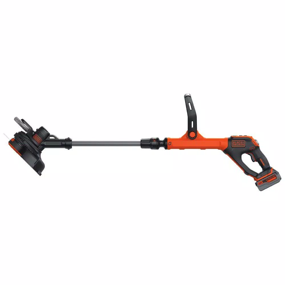 Trimmers BLACK+DECKER 12 In. 20V MAX Lithium-Ion Cordless String Trimmer With (1) 3.0Ah Battery, (1) 2.0Ah Battery, Charger And Bonus Sweeper - Image 8