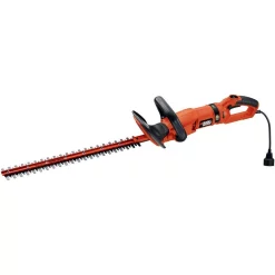 Trimmers BLACK+DECKER 24 In. 3.3-Amp Corded Electric Hedge Hog Trimmer With Rotating Handle