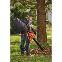 Leaf Blowers BLACK+DECKER 250 MPH 400 CFM 12 Amp 3-in-1 Corded Electric Backpack Leaf Blower/Vac/Mulcher 24 Leaf Blowers BLACK+DECKER 250 MPH 400 CFM 12 Amp 3-in-1 Corded Electric Backpack Leaf Blower/Vac/Mulcher -cuisinart shop black decker electric leaf blowers bebl7000 44 1000