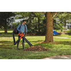 Leaf Blowers BLACK+DECKER 250 MPH 400 CFM 12 Amp 3-in-1 Corded Electric Backpack Leaf Blower/Vac/Mulcher 26 Leaf Blowers BLACK+DECKER 250 MPH 400 CFM 12 Amp 3-in-1 Corded Electric Backpack Leaf Blower/Vac/Mulcher -cuisinart shop black decker electric leaf blowers bebl7000 76 1000