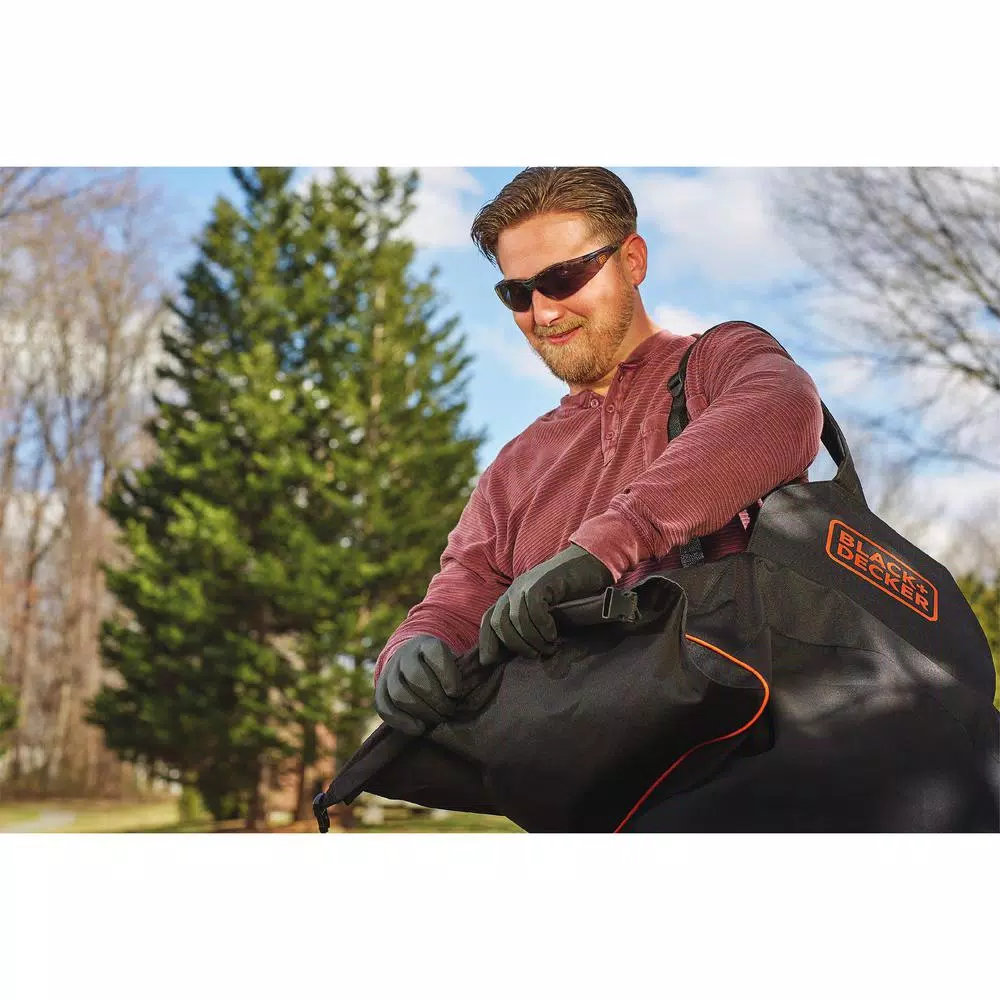 Leaf Blowers BLACK+DECKER 250 MPH 400 CFM 12 Amp 3-in-1 Corded Electric Backpack Leaf Blower/Vac/Mulcher 6 Leaf Blowers BLACK+DECKER 250 MPH 400 CFM 12 Amp 3-in-1 Corded Electric Backpack Leaf Blower/Vac/Mulcher - Image 4