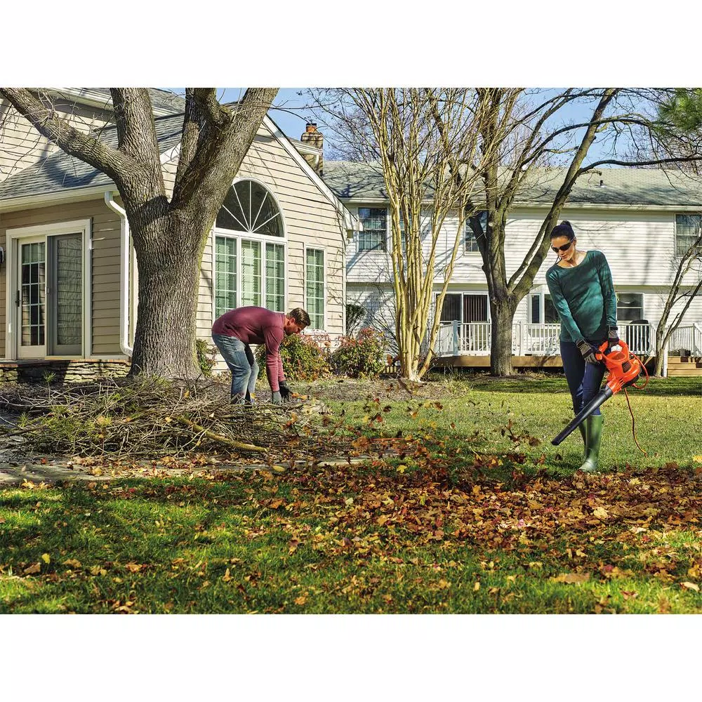Leaf Blowers BLACK+DECKER 250 MPH 400 CFM 12 Amp 3-in-1 Corded Electric Backpack Leaf Blower/Vac/Mulcher 13 Leaf Blowers BLACK+DECKER 250 MPH 400 CFM 12 Amp 3-in-1 Corded Electric Backpack Leaf Blower/Vac/Mulcher - Image 11