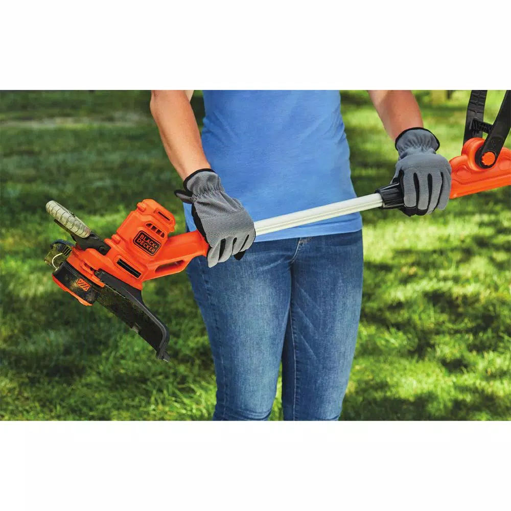 BLACK+DECKER 14 in. 6.5 Amp Corded Electric String Trimmer Trimmers BLACK+DECKER 14 In. 6.5 Amp Corded Electric String Trimmer -cuisinart shop black decker electric string trimmers besta510 1f 1000