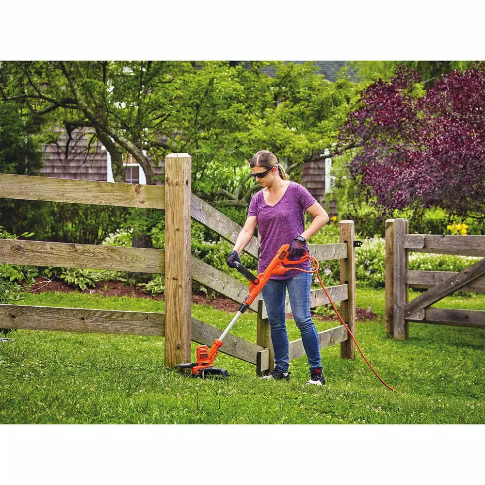 BLACK+DECKER 14 in. 6.5 Amp Corded Electric String Trimmer Trimmers BLACK+DECKER 14 In. 6.5 Amp Corded Electric String Trimmer -cuisinart shop black decker electric string trimmers besta510 31 1000