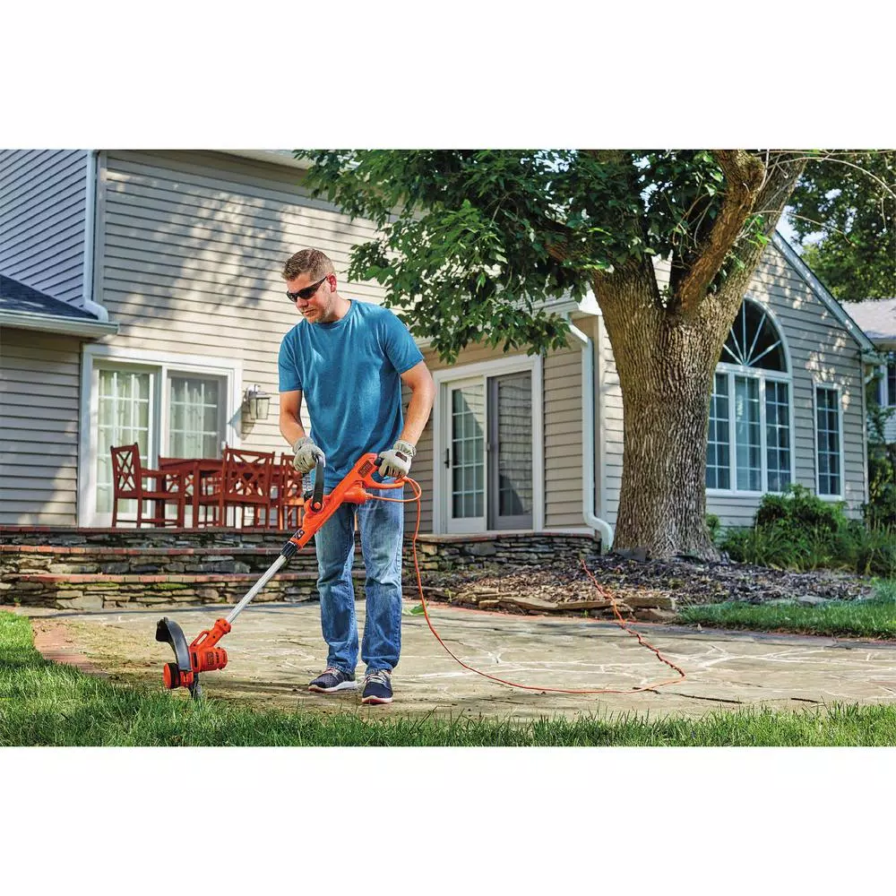 BLACK+DECKER 14 in. 6.5 Amp Corded Electric String Trimmer Trimmers BLACK+DECKER 14 In. 6.5 Amp Corded Electric String Trimmer -cuisinart shop black decker electric string trimmers besta510 e1 1000