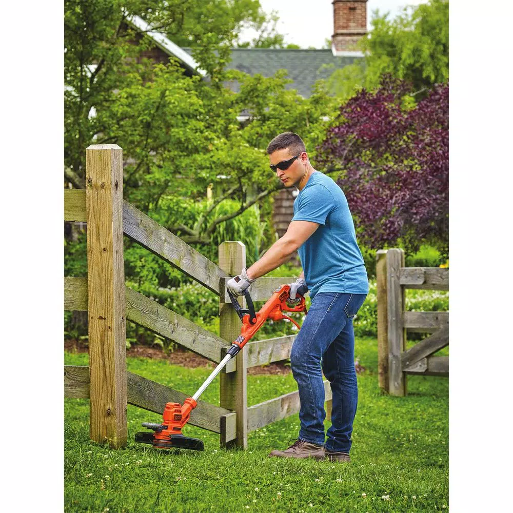BLACK+DECKER 14 in. 6.5 Amp Corded Electric String Trimmer Trimmers BLACK+DECKER 14 In. 6.5 Amp Corded Electric String Trimmer -cuisinart shop black decker electric string trimmers beste620 66 1000