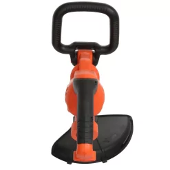Trimmers BLACK+DECKER 14 In. 7.5-Amp Corded Electric Curved Shaft High Performance Single Line 2-in-1 String Grass Trimmer/Lawn Edger -cuisinart shop black decker electric string trimmers gh3000 1d 1000