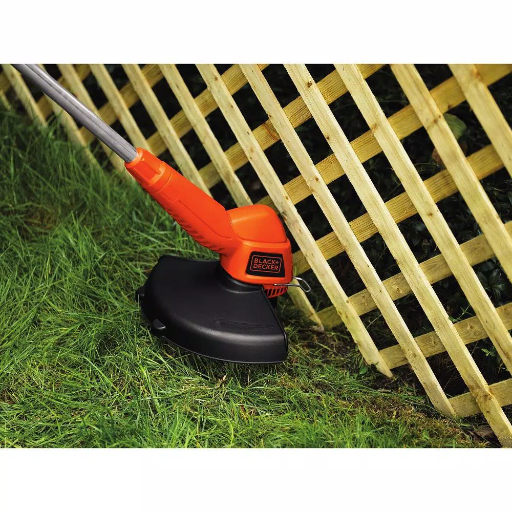 Trimmers BLACK+DECKER 13 In. 4.4 Amp Corded Electric Straight Shaft Single Line 2-in-1 String Grass Trimmer/Lawn Edger - Image 10