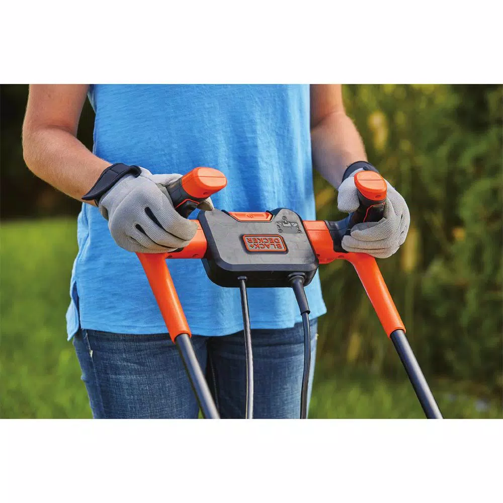 BLACK+DECKER 15 in. 10 Amp Corded Electric Walk Behind Push Mower Lawn Mowers BLACK+DECKER 15 In. 10 Amp Corded Electric Walk Behind Push Mower -cuisinart shop black decker push lawn mowers bemw472bh 66 1000